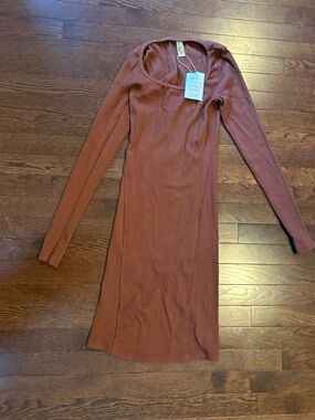 Kasics Scoop Neck Mini Dress